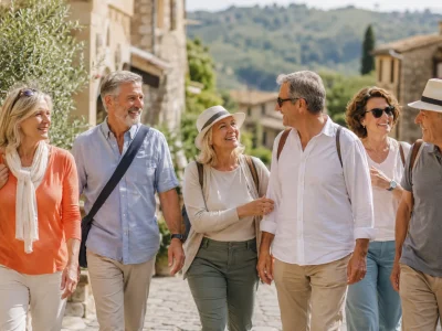Travel over 50 in the company: find related people and balanced programs