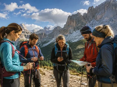 Mountain with new companions: safety, weather, equipment and levels