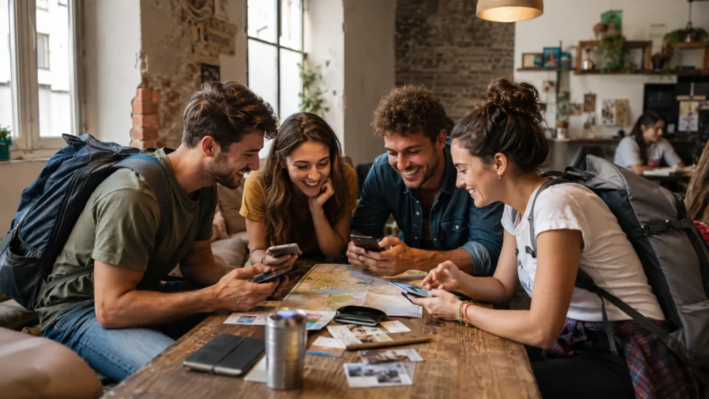 Young Travellers Map Caffe
