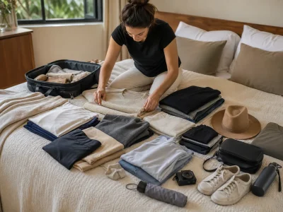 Travel wardrobe capsules: dress well with few garments