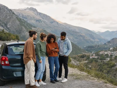 Albania on the road: curves, guesthouse and a group become team
