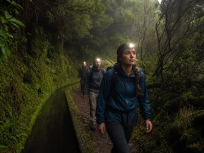 Madeira along the leverdas: passages suspended between forest and ocean