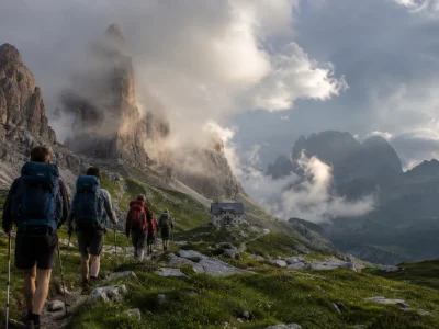 Dolomites on a slow pace: refuges, storms and path companions