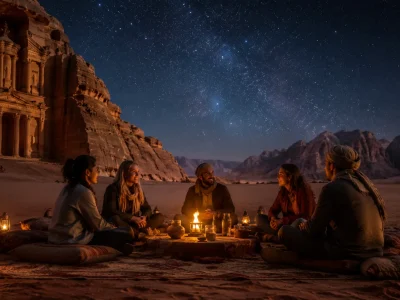Jordan in group: Petra, desert and conversations under the stars