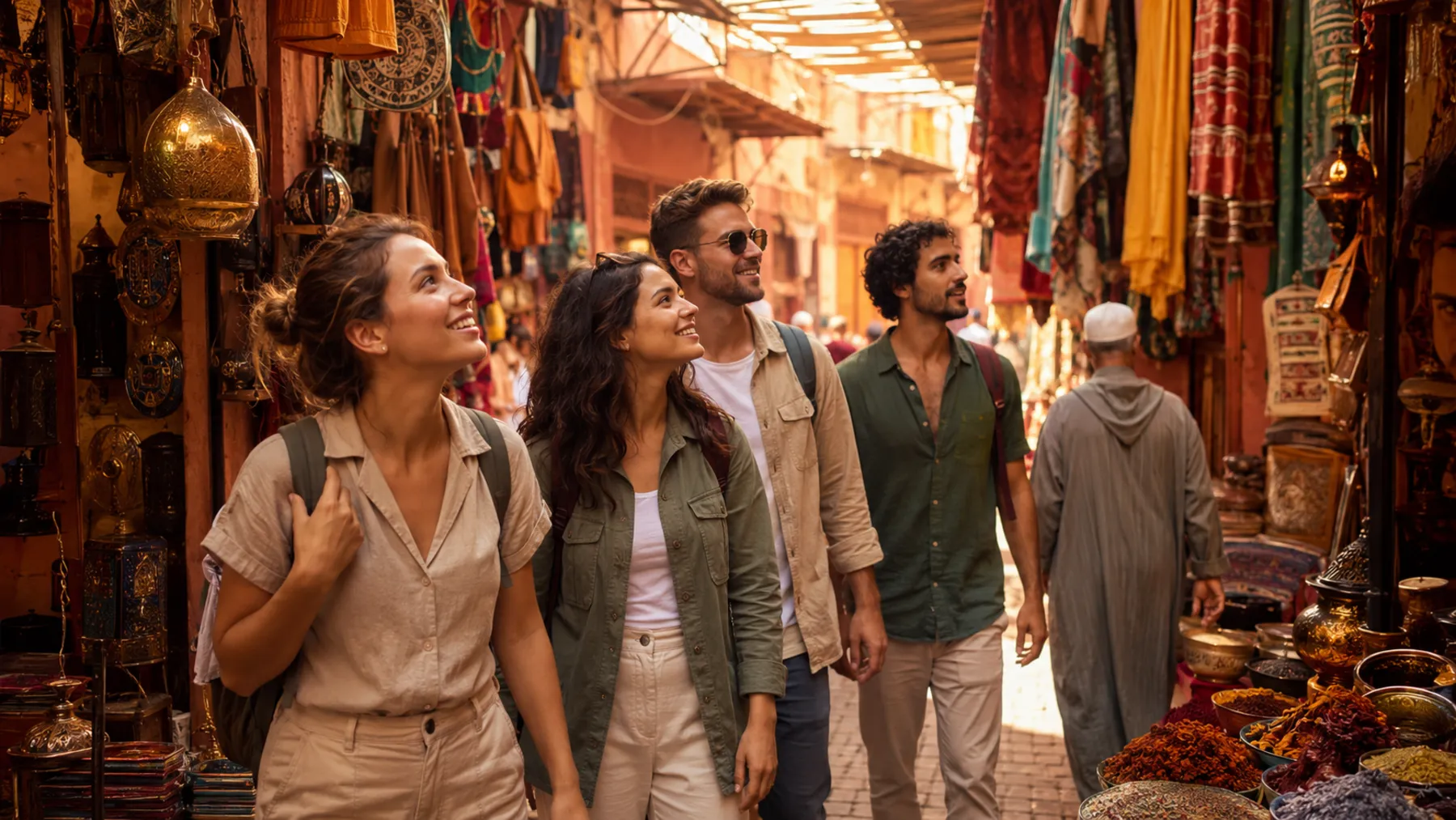 Marrakech Souk Medina Travellers