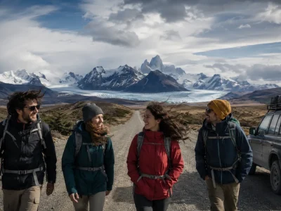Slow Patagonia: wind, glaciers and companions found along the road
