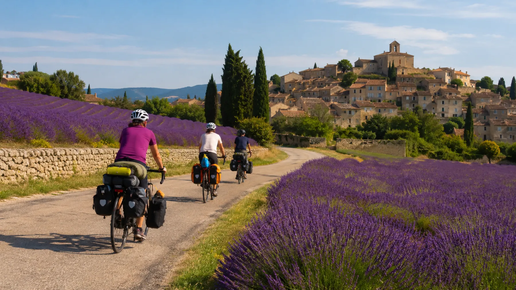 Provence Lavender Bicycle Villages